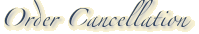 Order Cancellation